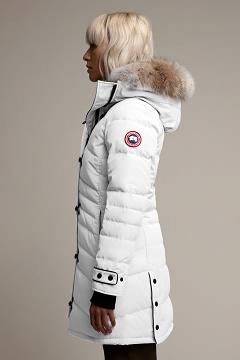 Chamarras Canada Goose Mujer Outlet - Lorette Abrigos Blancos UX7836509